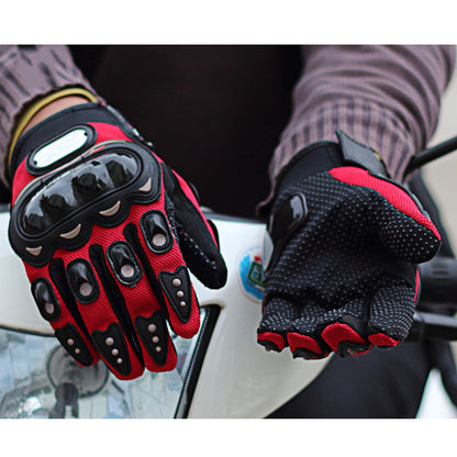 RIDING TRIBE MCS-01C 1 Pair Waterproof Warm Motorcycle Riding Gloves Outdoor Motocross Full Finger Protection Gloves