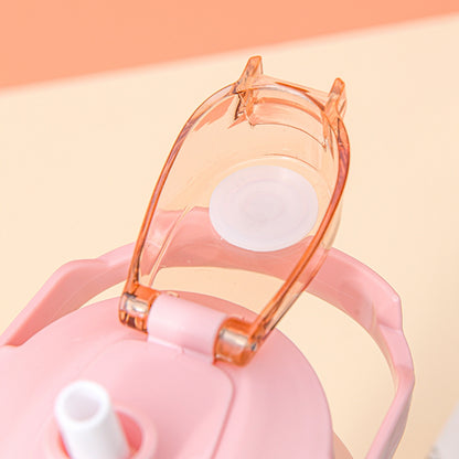2000ml For Home Office Gym Motivational Time Scale Reminder Water Bottle Gradient Drink Kettle with Straw (No FDA Certificate, BPA-free)