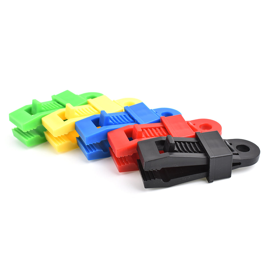 10Pcs/Set Awning Clamp Tent Trap Clip Tighten Lock Grip for Outdoor Camping Farming