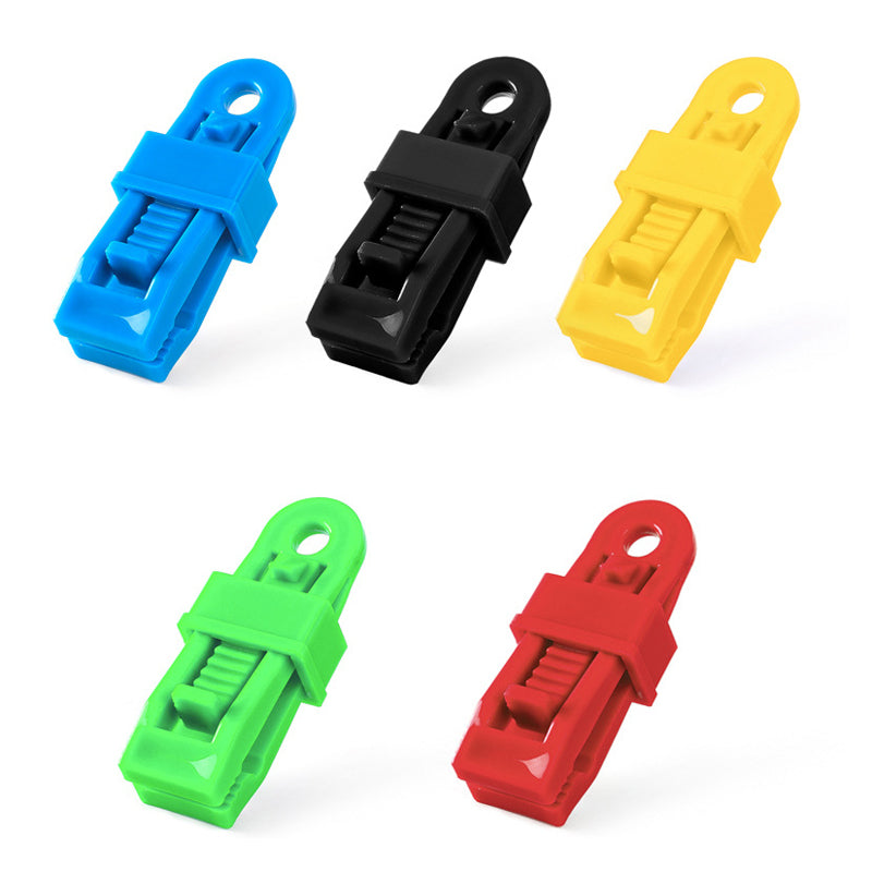10Pcs/Set Awning Clamp Tent Trap Clip Tighten Lock Grip for Outdoor Camping Farming