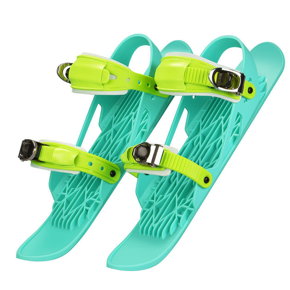1 Pair Kids Ski Skates Ski-board Shoes Adjustable Mini Snowboard Shoes Children Outdoor Winter Sports Walking Skiing Shoes