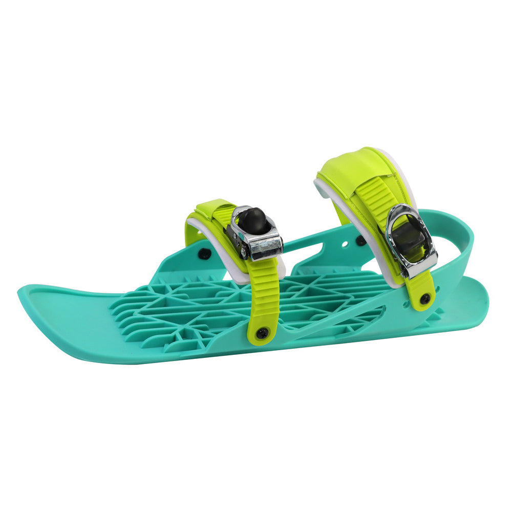 1 Pair Kids Ski Skates Ski-board Shoes Adjustable Mini Snowboard Shoes Children Outdoor Winter Sports Walking Skiing Shoes