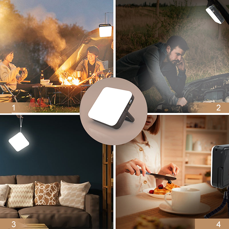Portable LED Spotlight Work Light Outdoor Camping Fishing Repairing Lighting with 4 Modes