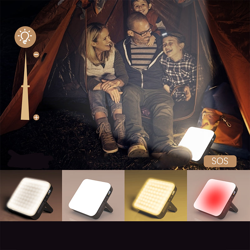 Portable LED Spotlight Work Light Outdoor Camping Fishing Repairing Lighting with 4 Modes