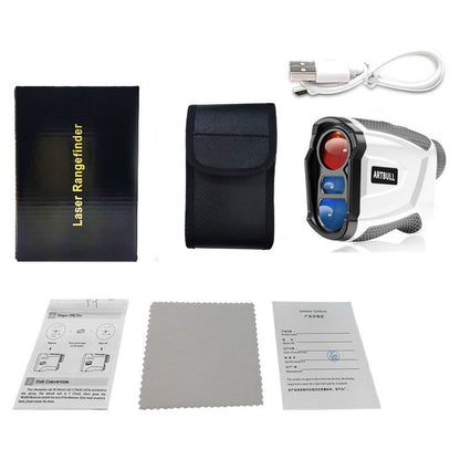ARTBULL NK600 Golf Rangefinder Golf Range Finder Magnetic Holder Laser Rangefinder with Rechargeable Battery for Hunting