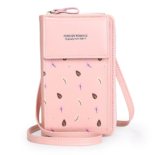 TEAYY SJBBW-1008 Women's Crossbody Shoulder Bag Multifunctional Mobile Phone Clutch Bag Large Capacity Wallet Purse