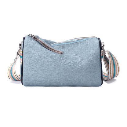 272 Top-Layer Cowhide Leather Crossbody Bag Anti-Scratch Shoulder Bag Phone Storage Pouch for Daily Use or Travel