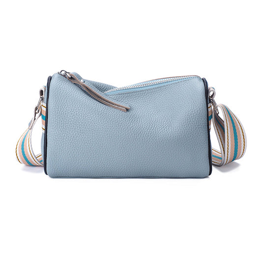 272 Top-Layer Cowhide Leather Crossbody Bag Anti-Scratch Shoulder Bag Phone Storage Pouch for Daily Use or Travel