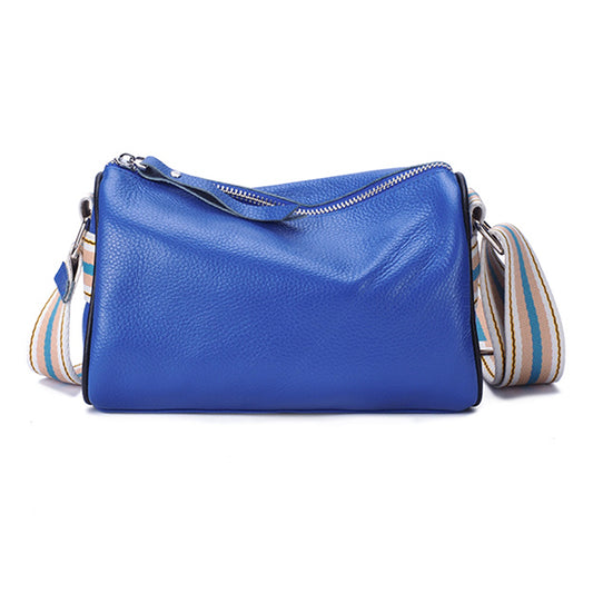 272 Top-Layer Cowhide Leather Crossbody Bag Anti-Scratch Shoulder Bag Phone Storage Pouch for Daily Use or Travel