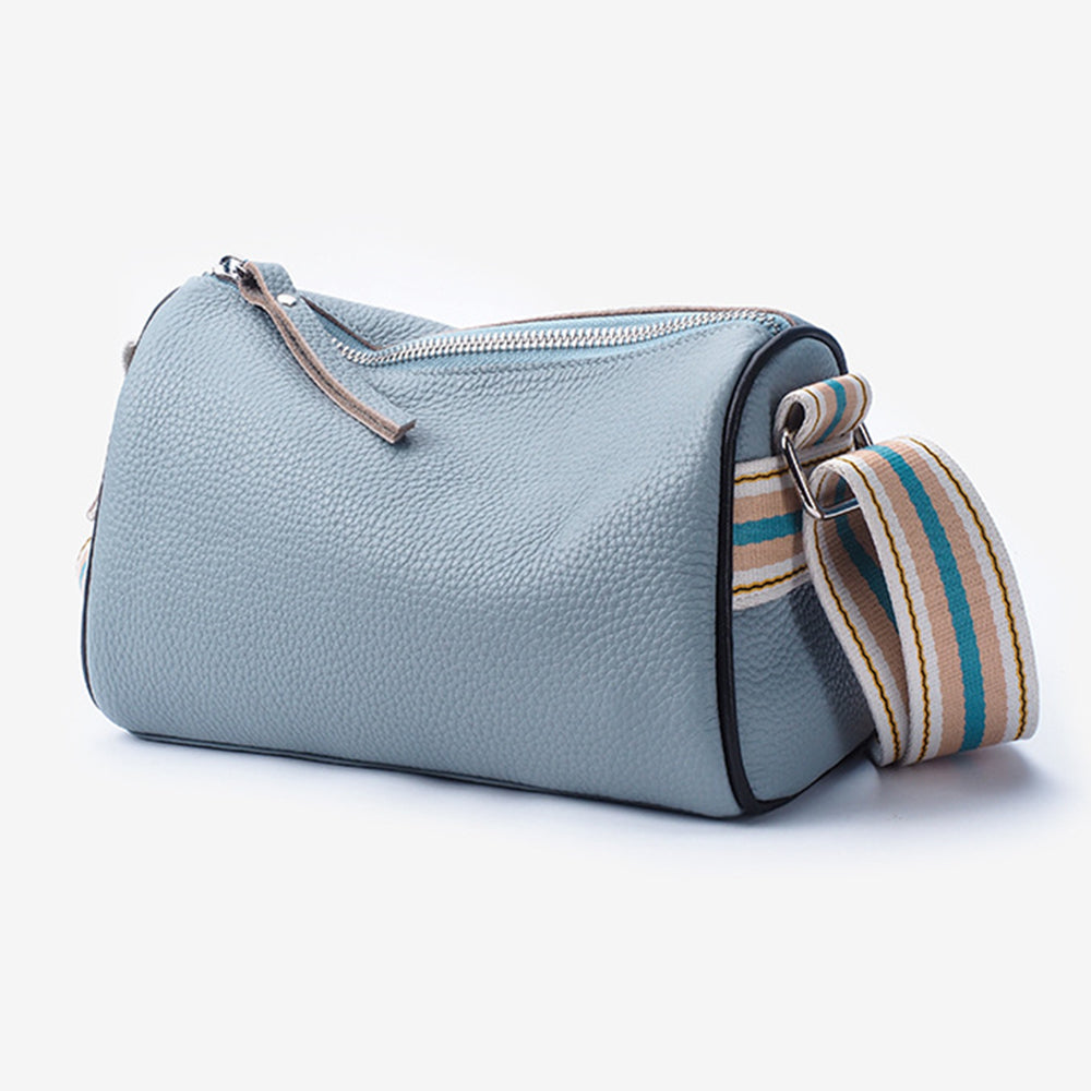 272 Top-Layer Cowhide Leather Crossbody Bag Anti-Scratch Shoulder Bag Phone Storage Pouch for Daily Use or Travel