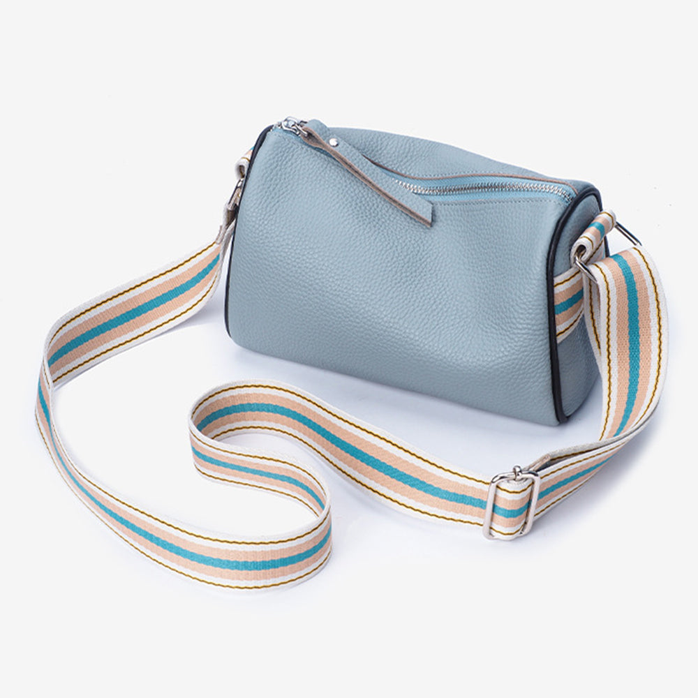 272 Top-Layer Cowhide Leather Crossbody Bag Anti-Scratch Shoulder Bag Phone Storage Pouch for Daily Use or Travel