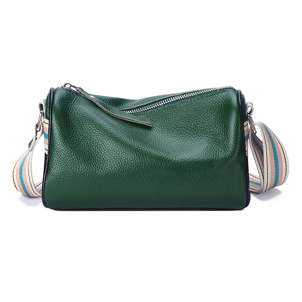 272 Top-Layer Cowhide Leather Crossbody Bag Anti-Scratch Shoulder Bag Phone Storage Pouch for Daily Use or Travel