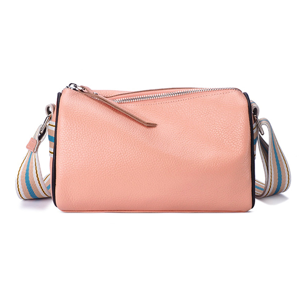 272 Top-Layer Cowhide Leather Crossbody Bag Anti-Scratch Shoulder Bag Phone Storage Pouch for Daily Use or Travel
