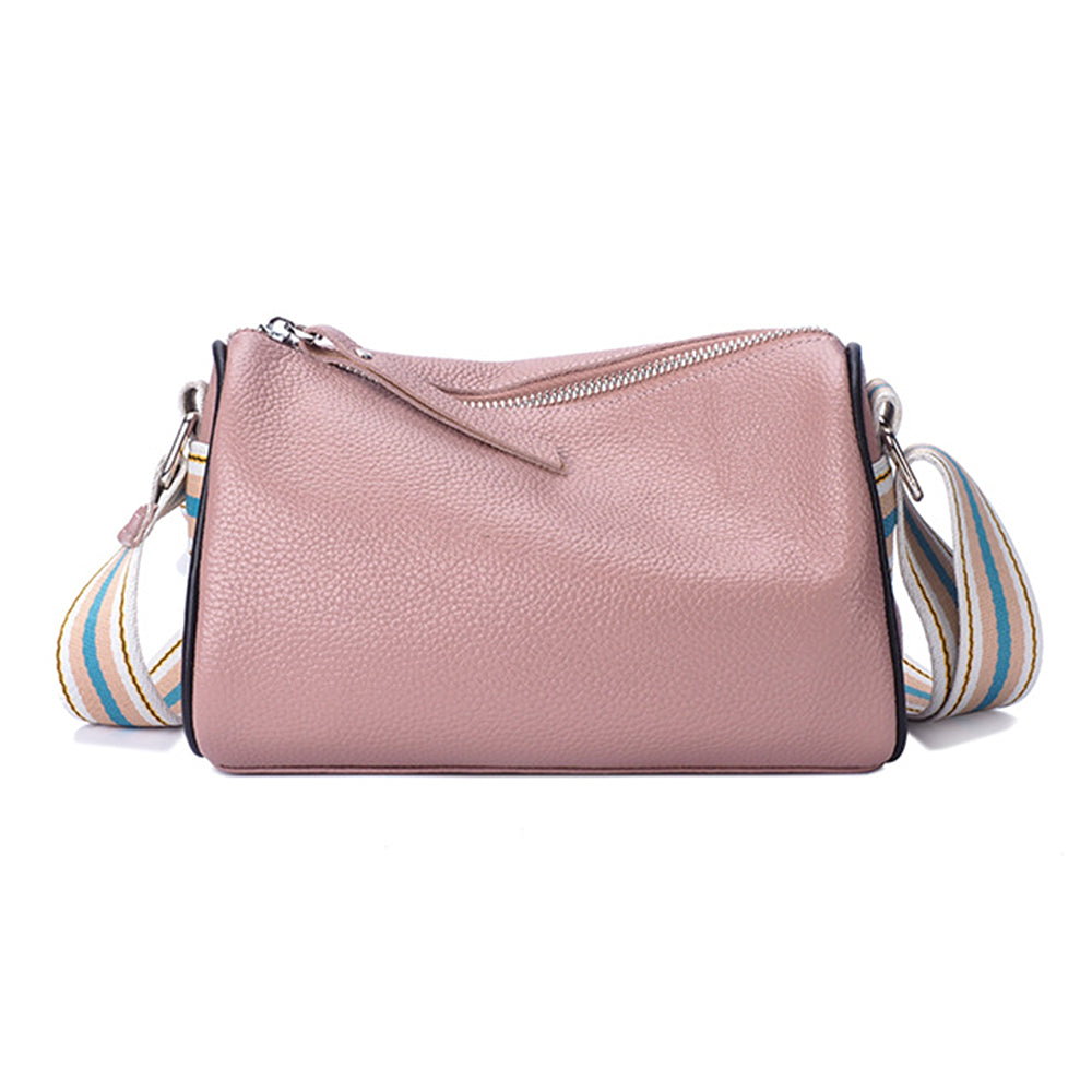 272 Top-Layer Cowhide Leather Crossbody Bag Anti-Scratch Shoulder Bag Phone Storage Pouch for Daily Use or Travel