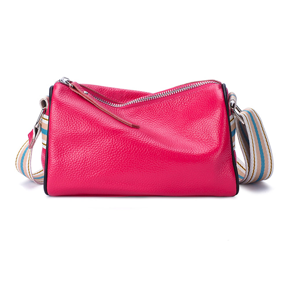 272 Top-Layer Cowhide Leather Crossbody Bag Anti-Scratch Shoulder Bag Phone Storage Pouch for Daily Use or Travel