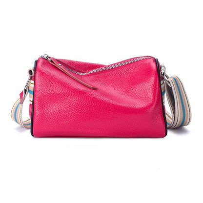 272 Top-Layer Cowhide Leather Crossbody Bag Anti-Scratch Shoulder Bag Phone Storage Pouch for Daily Use or Travel