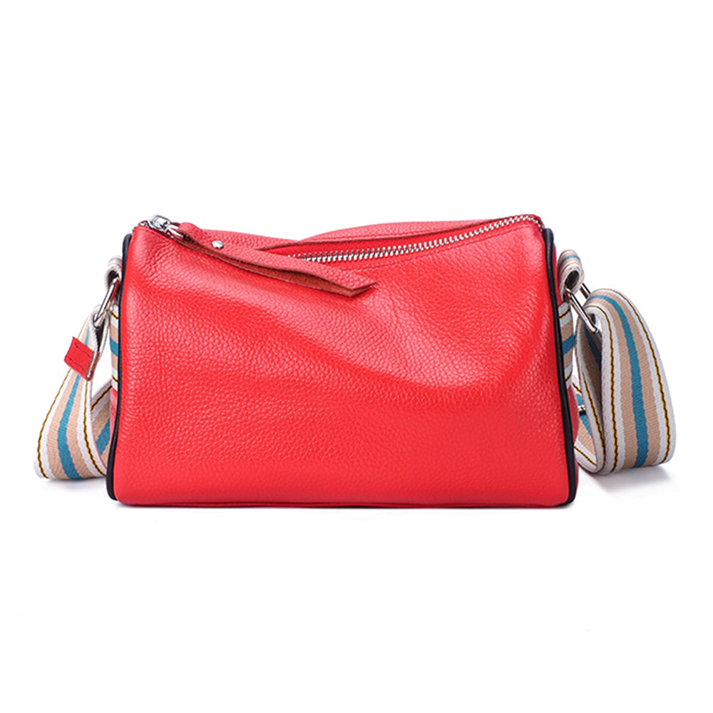 272 Top-Layer Cowhide Leather Crossbody Bag Anti-Scratch Shoulder Bag Phone Storage Pouch for Daily Use or Travel
