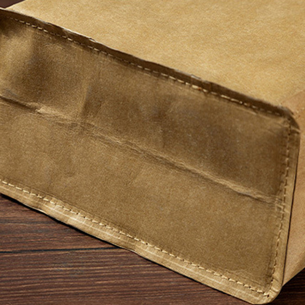 Reusable Premium Kraft Paper Wine Gift Bag with Handle, Wine Storage Bag for for Christmas Wedding Party