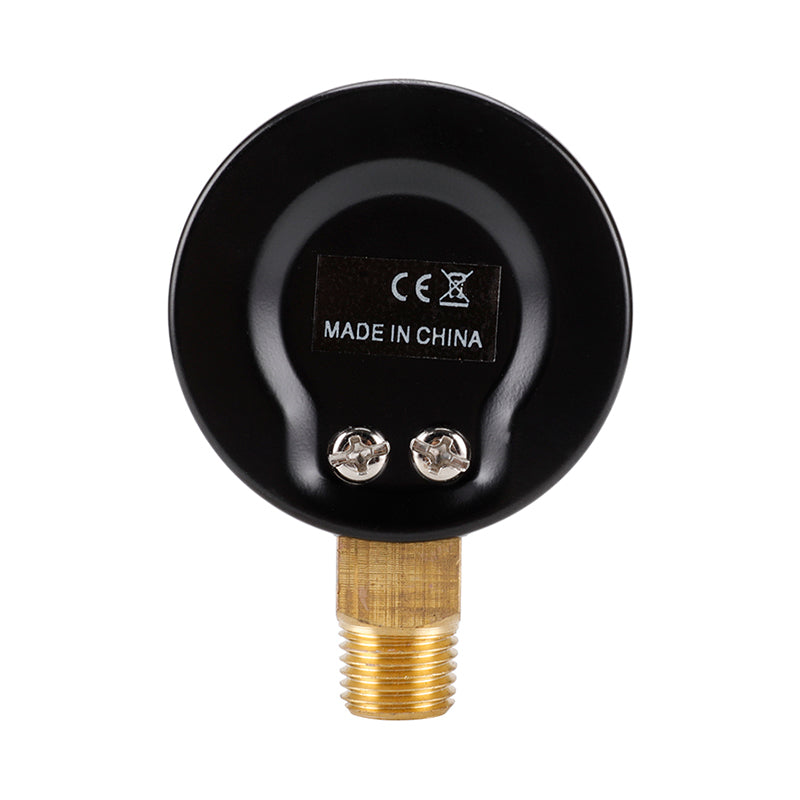 TS-50-15psi 0-15psi  /  0-1bar Dual Scale Water Pressure Dial 50mm Manometer Hydraulic Pressure Gauge for Fuel Oil / Air / Oil / Water