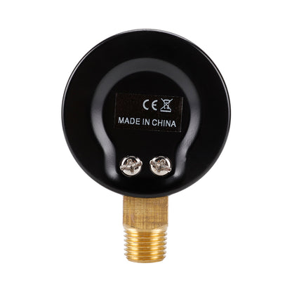 TS-50-15psi 0-15psi  /  0-1bar Dual Scale Water Pressure Dial 50mm Manometer Hydraulic Pressure Gauge for Fuel Oil / Air / Oil / Water