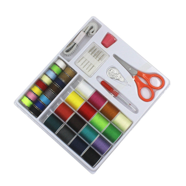 Sewing Needle Thread Kit 16-Color Threads Hand Sewing Supplies Set for Adults Beginners Sew Repair Kit