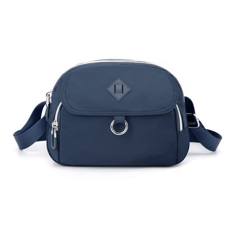 Large Casual Single Shoulder Bag Multi-layer Crossbody Bag Phone Wallet Carrying Pouch for Travel / Work