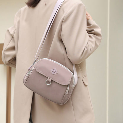 Large Casual Single Shoulder Bag Multi-layer Crossbody Bag Phone Wallet Carrying Pouch for Travel / Work