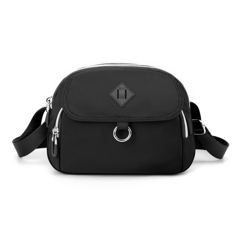 Large Casual Single Shoulder Bag Multi-layer Crossbody Bag Phone Wallet Carrying Pouch for Travel / Work