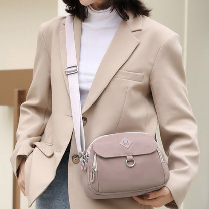 Large Casual Single Shoulder Bag Multi-layer Crossbody Bag Phone Wallet Carrying Pouch for Travel / Work