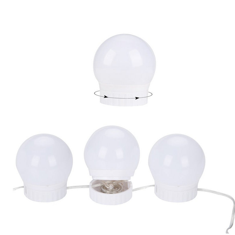 14 Bulbs LED Makeup Mirror Light Bulb Hollywood Vanity Fill Light Dimmable Lamp for Dressing Table