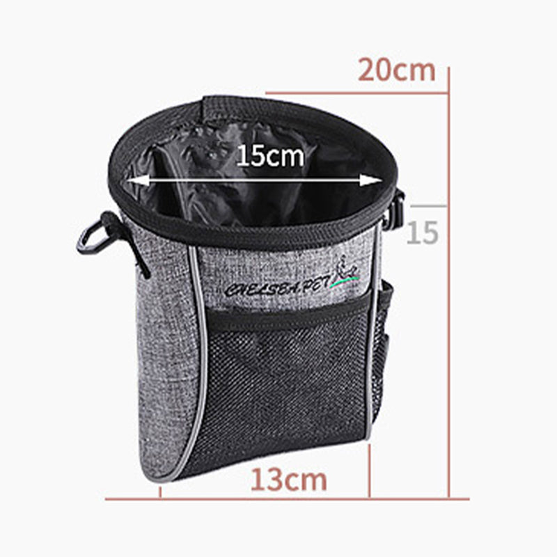 LDLC QS-058 Convenient Training Dog Treat Pouch Pet Waist Bag Drawstring Carries Pet Toys Food Poop Bag Pouch