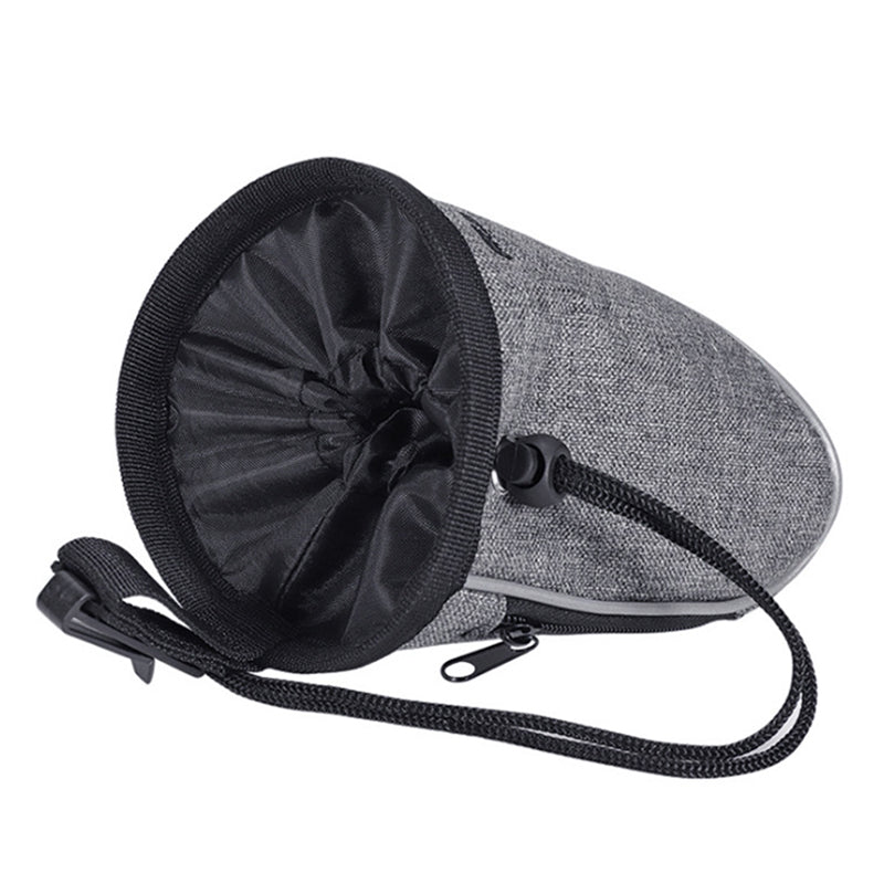 LDLC QS-060 Portable Dog Treat Bag Outdoor Dog Treat Pouch for Training Feeding Pet Trainer Waist Bag for Dog Snacks