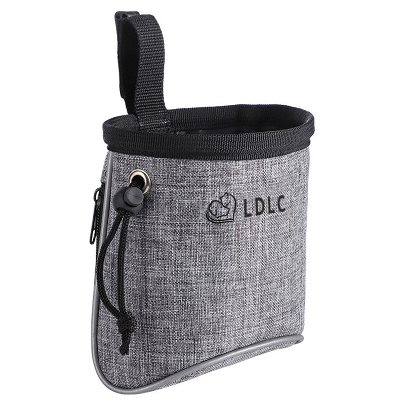 LDLC QS-060 Portable Dog Treat Bag Outdoor Dog Treat Pouch for Training Feeding Pet Trainer Waist Bag for Dog Snacks