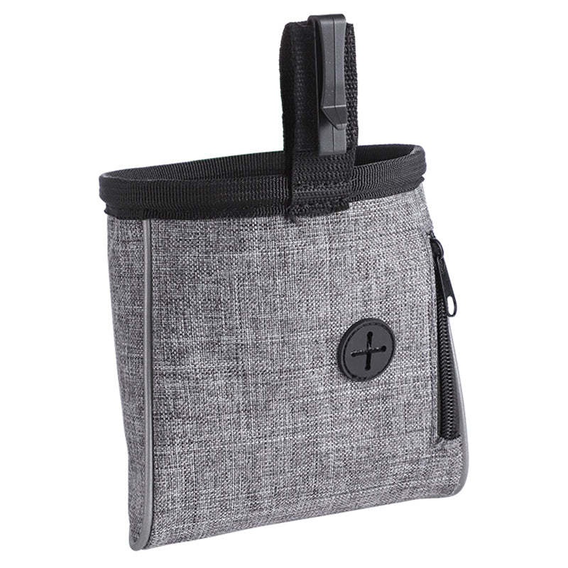 LDLC QS-060 Portable Dog Treat Bag Outdoor Dog Treat Pouch for Training Feeding Pet Trainer Waist Bag for Dog Snacks