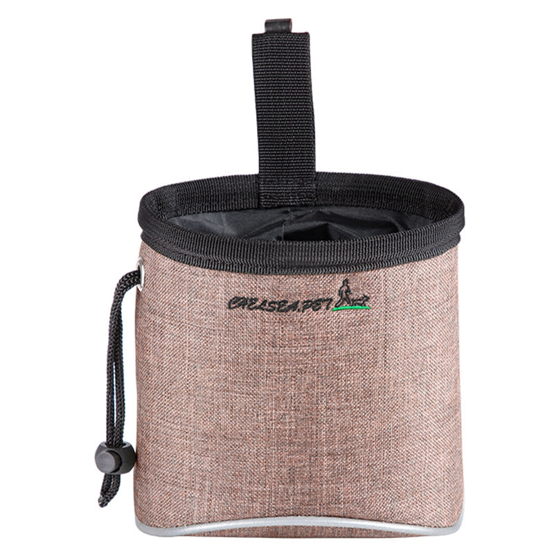 LDLC QS-060 Portable Dog Treat Bag Outdoor Dog Treat Pouch for Training Feeding Pet Trainer Waist Bag for Dog Snacks