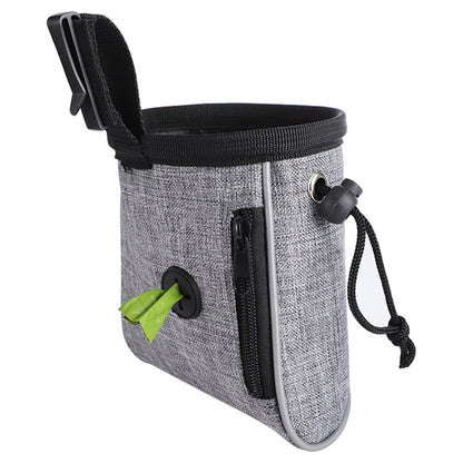 LDLC QS-060 Portable Dog Treat Bag Outdoor Dog Treat Pouch for Training Feeding Pet Trainer Waist Bag for Dog Snacks
