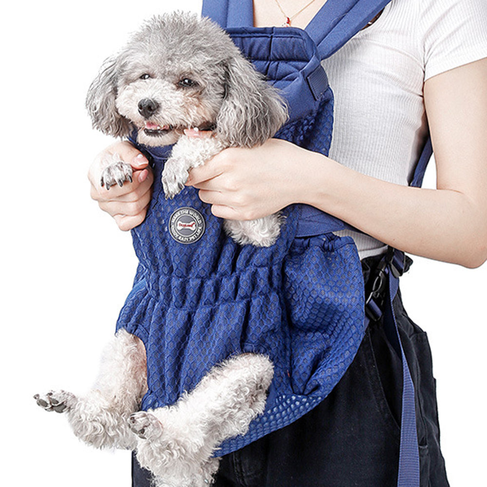 DOGLEMI PD30010 Pet Front Chest Backpack Breathable Mesh Dog Cat Shoulder Bag for Outdoor Travel