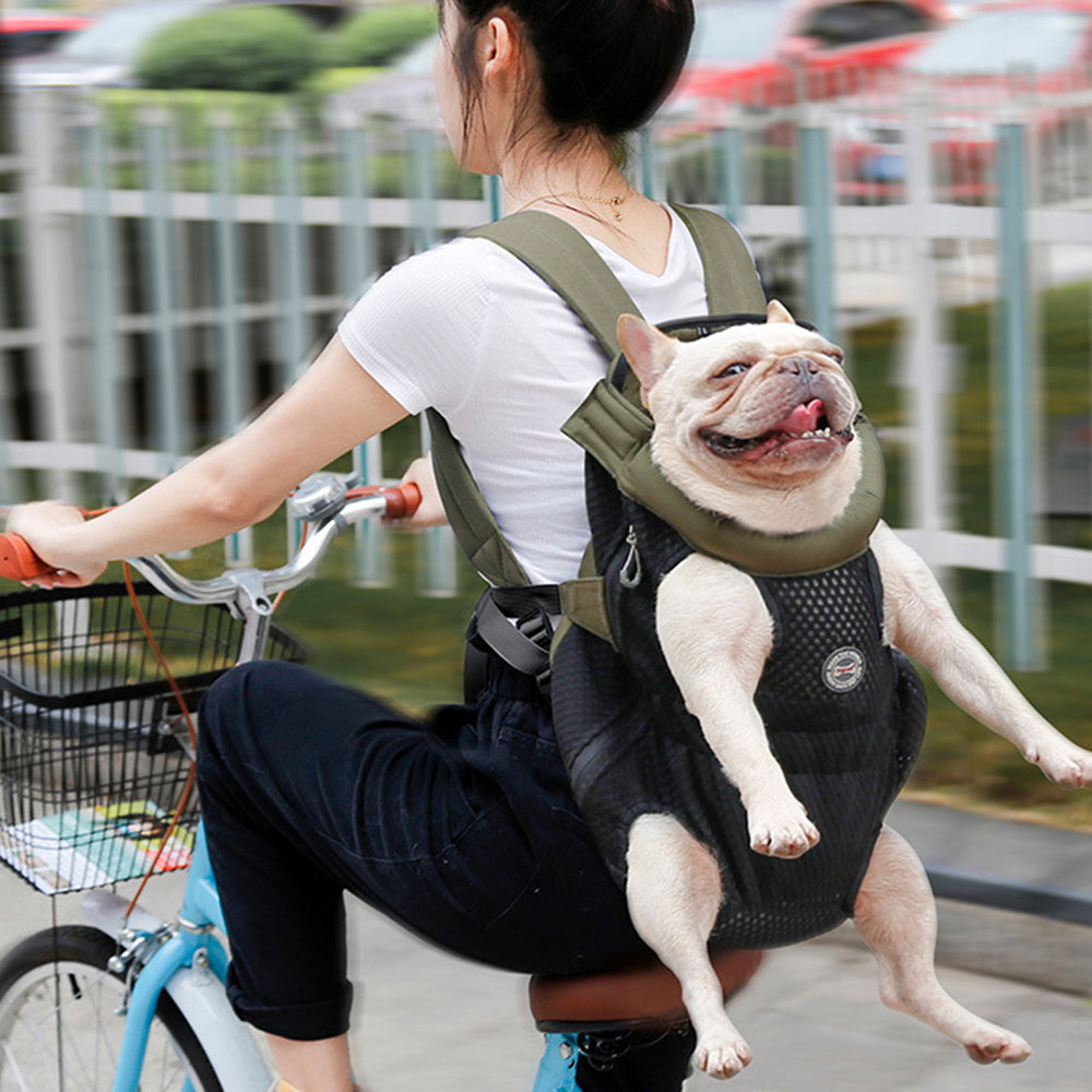 DOGLEMI PD30010 Pet Front Chest Backpack Breathable Mesh Dog Cat Shoulder Bag for Outdoor Travel