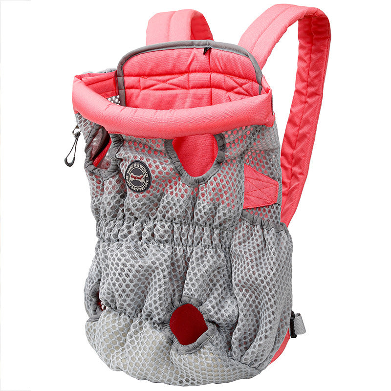 DOGLEMI PD30010 Pet Front Chest Backpack Breathable Mesh Dog Cat Shoulder Bag for Outdoor Travel