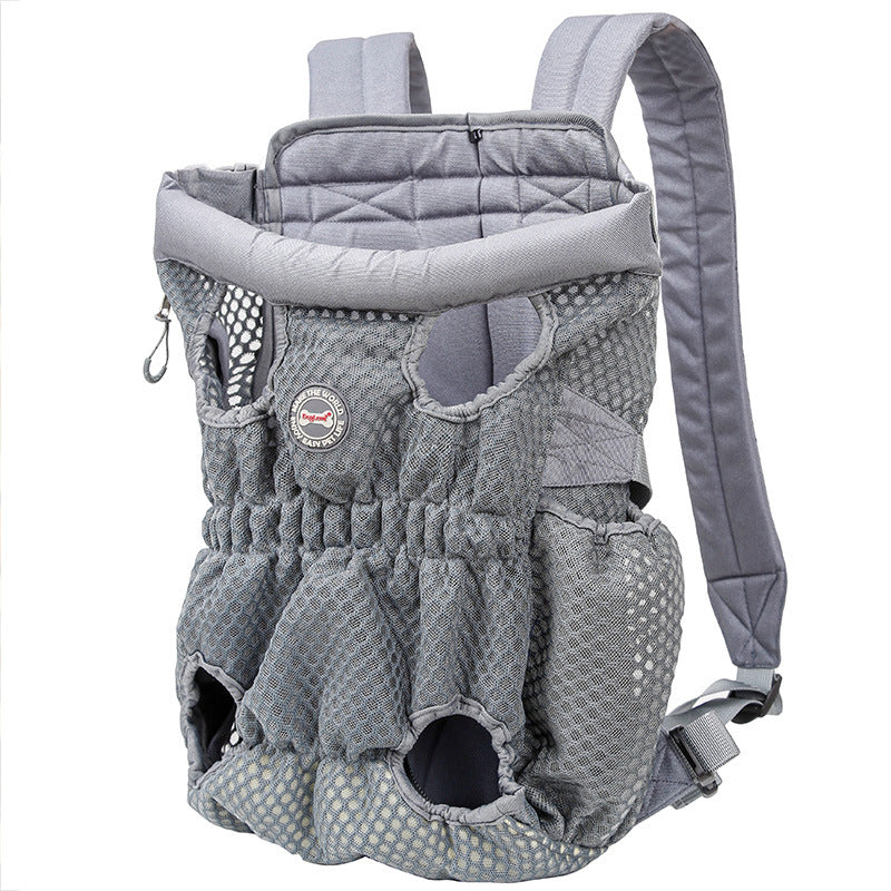 DOGLEMI PD30010 Pet Front Chest Backpack Breathable Mesh Dog Cat Shoulder Bag for Outdoor Travel