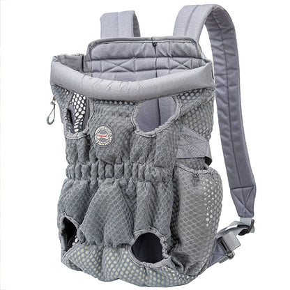DOGLEMI PD30010 Pet Front Chest Backpack Breathable Mesh Dog Cat Shoulder Bag for Outdoor Travel