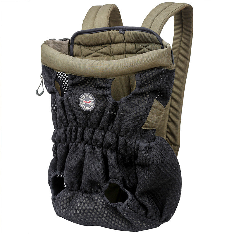 DOGLEMI PD30010 Pet Front Chest Backpack Breathable Mesh Dog Cat Shoulder Bag for Outdoor Travel