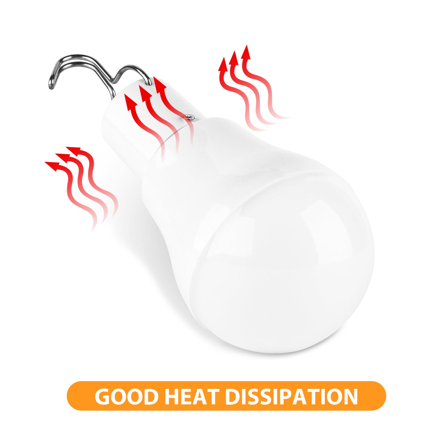Portable Solar Powered Light Bulb for Outdoor Camping Hanging Tent Lamp