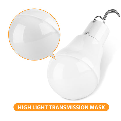Portable Solar Powered Light Bulb for Outdoor Camping Hanging Tent Lamp