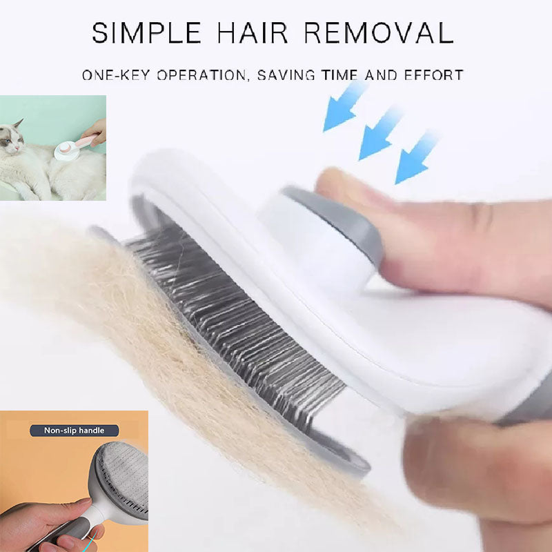 Dog Cat Hair Removal Brush Pet Hair Shedding Grooming Massage Comb