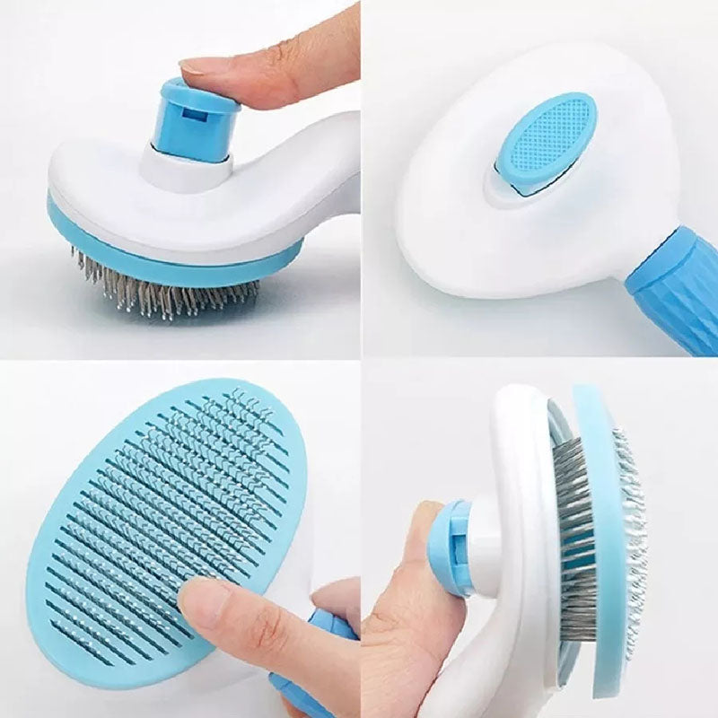 Dog Cat Hair Removal Brush Pet Hair Shedding Grooming Massage Comb