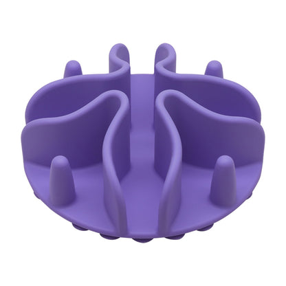 Silicone Dog Slow Feeding Bowl Insert with Suction Cup Pet Food Dispenser Accessories