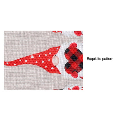 2022Sa40 176x34cm Soft Rudolph Pattern Table Cloth Christmas Tablecloth Holiday Decoration Rectangle Table Cover for Dinner Parties