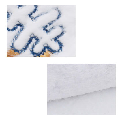 2022Sa30 182x33cm Christmas Snowflake Pattern Plush Tablecloth Washable Rectangle Table Cloth for Party Holiday Decoration