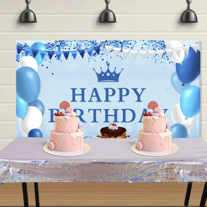 1*2.7m Laser Glitter Foil Rectangular Tablecloth for Birthday Wedding Baby Show Anniversary Christmas Party Decoration